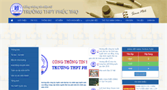 Desktop Screenshot of c3phuctho.edu.vn